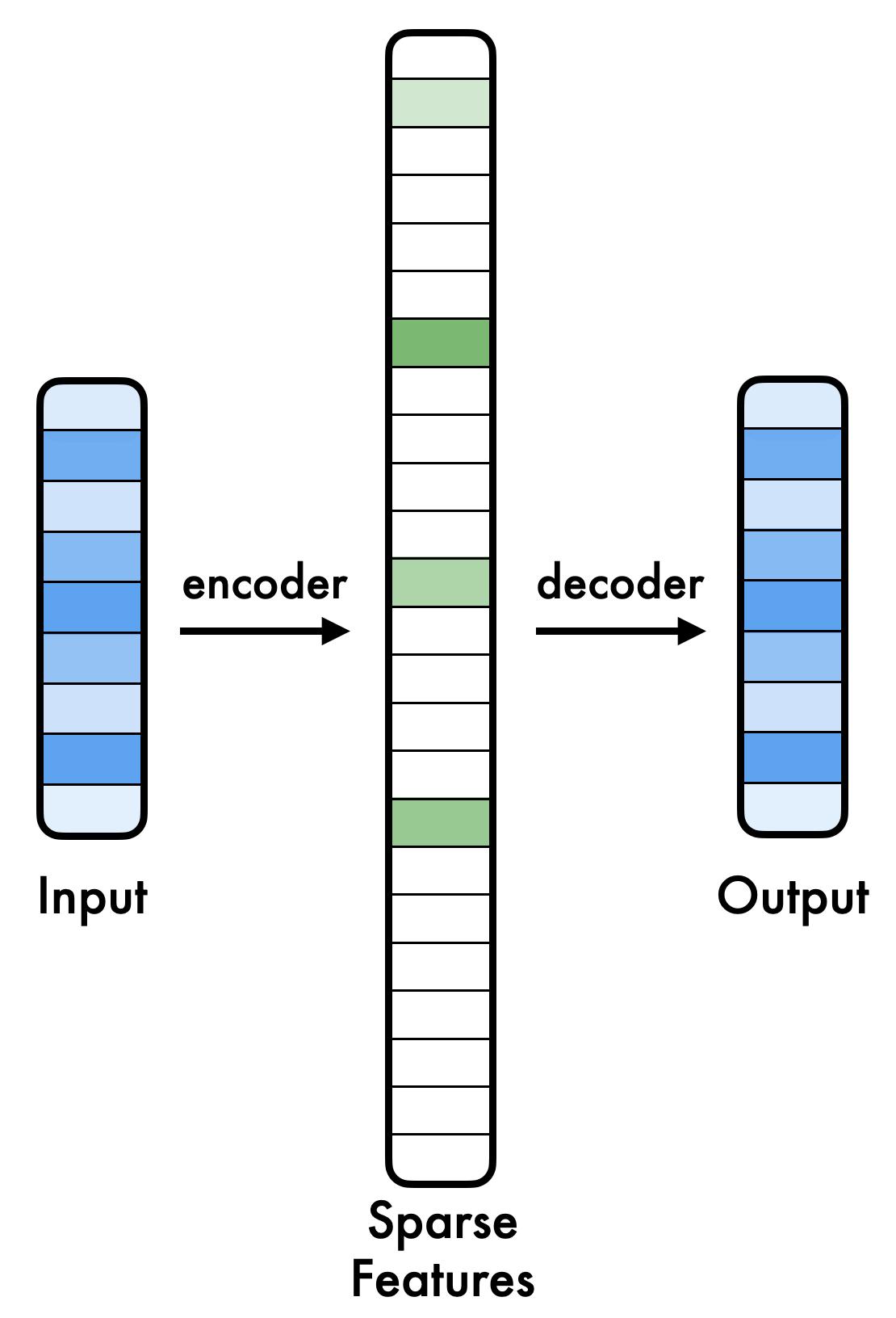 Sparse Autoencoder Diagram